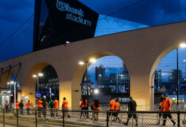 Violence Interrupters in Minneapolis during a Taylor Swift concert.