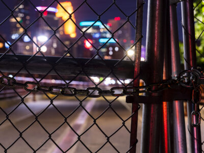 Stone Arch Bridge Locked Due to Crime Reports, Minneapolis