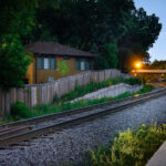 Construction on the Southwest LRT train project in South Minneapolis.
