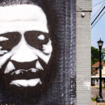 George Floyd mural in North Minneapolis on July 1, 2023.