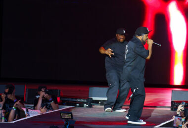 Ice Cube and WC performing at Rock Fest in Cadott, WI on July 13, 2023.