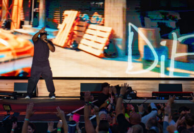 Ice Cube and WC performing at Rock Fest in Cadott, WI on July 13, 2023.