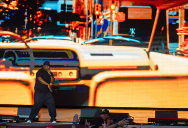 Ice Cube and WC performing at Rock Fest in Cadott, WI on July 13, 2023.