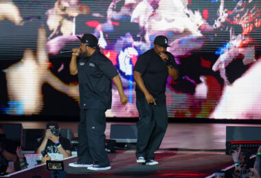 Ice Cube and WC performing at Rock Fest in Cadott, WI on July 13, 2023.
