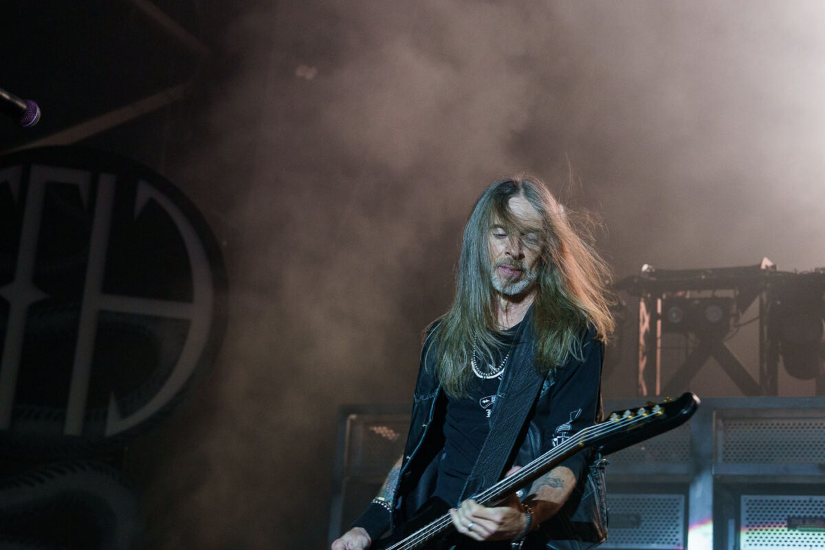 The band Pantera performed at Rock Fest in Cadott, Wisconsin, on July 13, 2023. Rock Fest is an annual heavy metal music festival held in Cadott, Wisconsin, known for drawing large crowds of metal enthusiasts. The festival has a history dating back to 1994, making it one of the longest-running heavy metal festivals in the United States. Pantera, a highly influential band in the groove metal genre, reunited for performances in 2023, marking a significant moment for their fans.