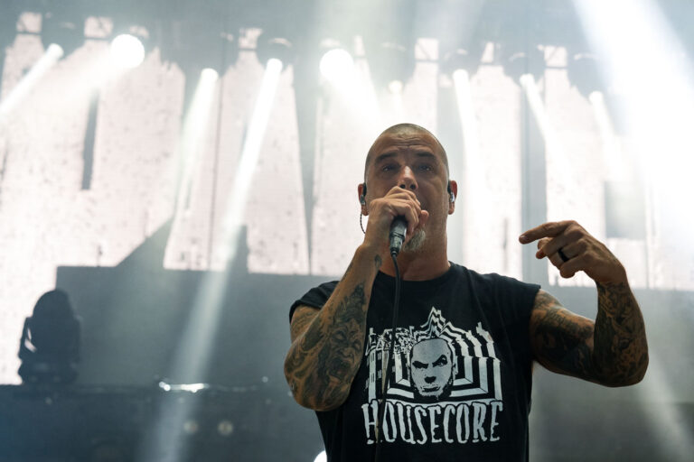 Phil Anselmo performs at Rock Fest, Cadott, Wisconsin 2 Phil Anselmo, frontman for the band Pantera, performs at Rock Fest in Cadott, Wisconsin, on July 13, 2023. Rock Fest is an annual heavy metal music festival held in Cadott, Wisconsin, known for drawing large crowds and featuring prominent bands in the genre. The festival has been a significant event in the metal music calendar since its inception, providing a platform for both established and emerging artists. This performance by Pantera, a band with a long and influential history in heavy metal, was a highly anticipated part of the 2023 Rock Fest lineup.