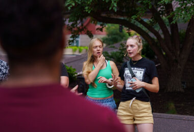Activists outside the Hennepin County Government Center asking Hennepin Attorney Mary Moriarty to charge Trooper Ryan Londregan, identified by BCA, in the homicide of Ricky Cobb. Toussaint Morrison who says he's had many past conversations with Moriarty and worked on her campaign videos says “Mary do the right thing!”.