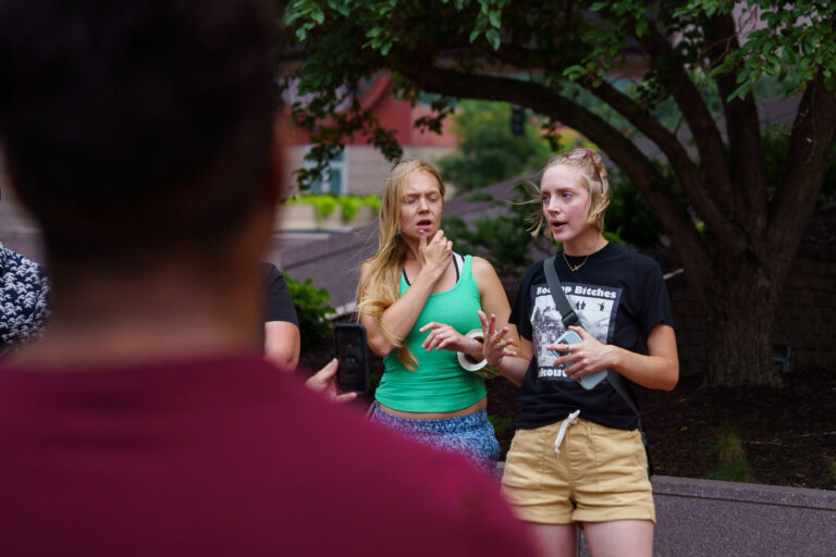 Ricky Cobb II Rally in Minneapolis 2 Activists outside the Hennepin County Government Center asking Hennepin Attorney Mary Moriarty to charge Trooper Ryan Londregan, identified by BCA, in the homicide of Ricky Cobb. Toussaint Morrison who says he's had many past conversations with Moriarty and worked on her campaign videos says “Mary do the right thing!”.