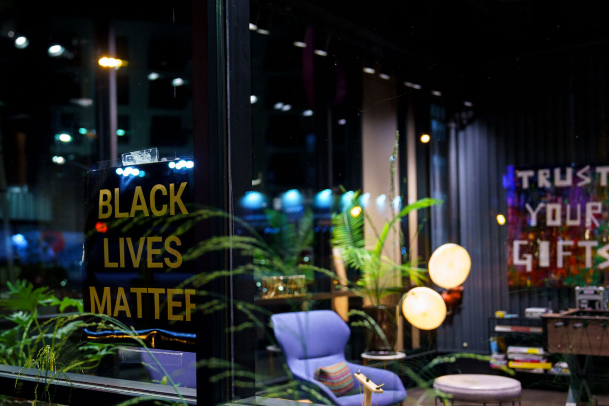 Black Lives Matter, Moxy Hotel