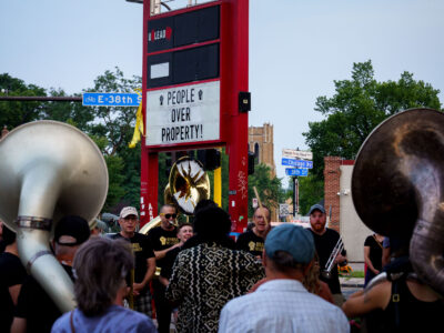 Brass Solidarity at George Floyd Square Vigil