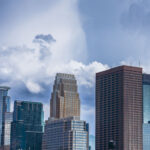 Caught some real funky clouds behind downtown Minneapolis.