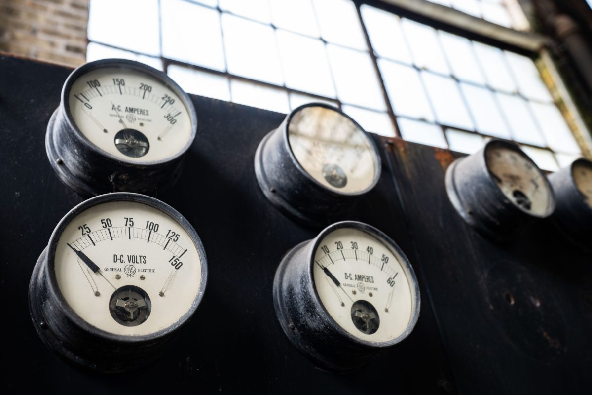 General Electric Gauge Panel, Filer & Stowell Factory, Milwaukee