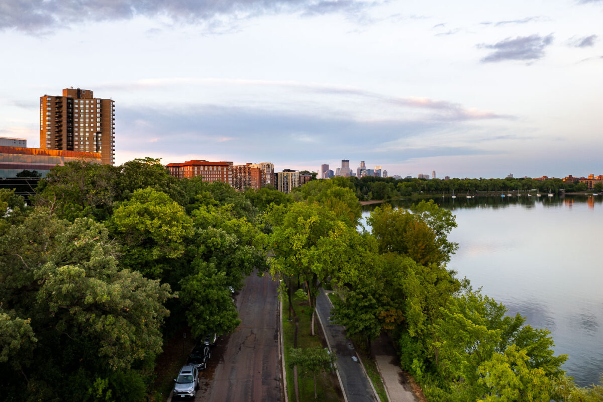 Above part of the 51 mile Grand Rounds Scenic Byway in Minneapolis.