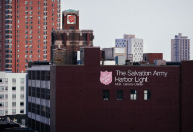 The Salvation Army, Harbor Light Multi-Service Center in downtown Minneapolis. The center provides hundreds of meals each day and housing for those in need.