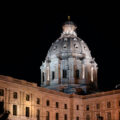 The Minnesota State Capitol at night, one of the most beautiful buildings in Minnesota in my opinion.