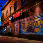 George Floyd mural on 38th Street in George Floyd Square on August 12, 2023.