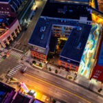 A mural next to the FAIR School For Arts in downtown Minneapolis as seen in September 2023.