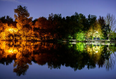 Cedar Lake in South Minneapolis, September 2023.