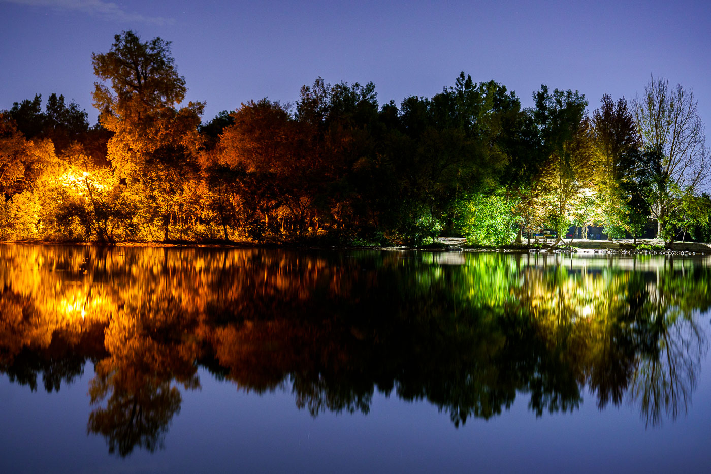 Cedar Lake in Minneapolis 2023 reflections