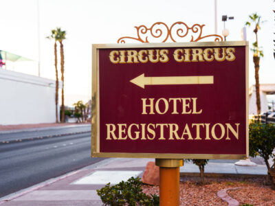 Circus Circus Hotel Registration, Las Vegas
