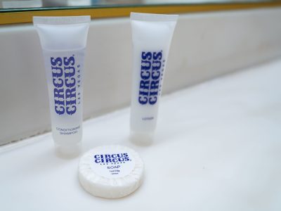 Circus Circus hotel toiletries, Las Vegas