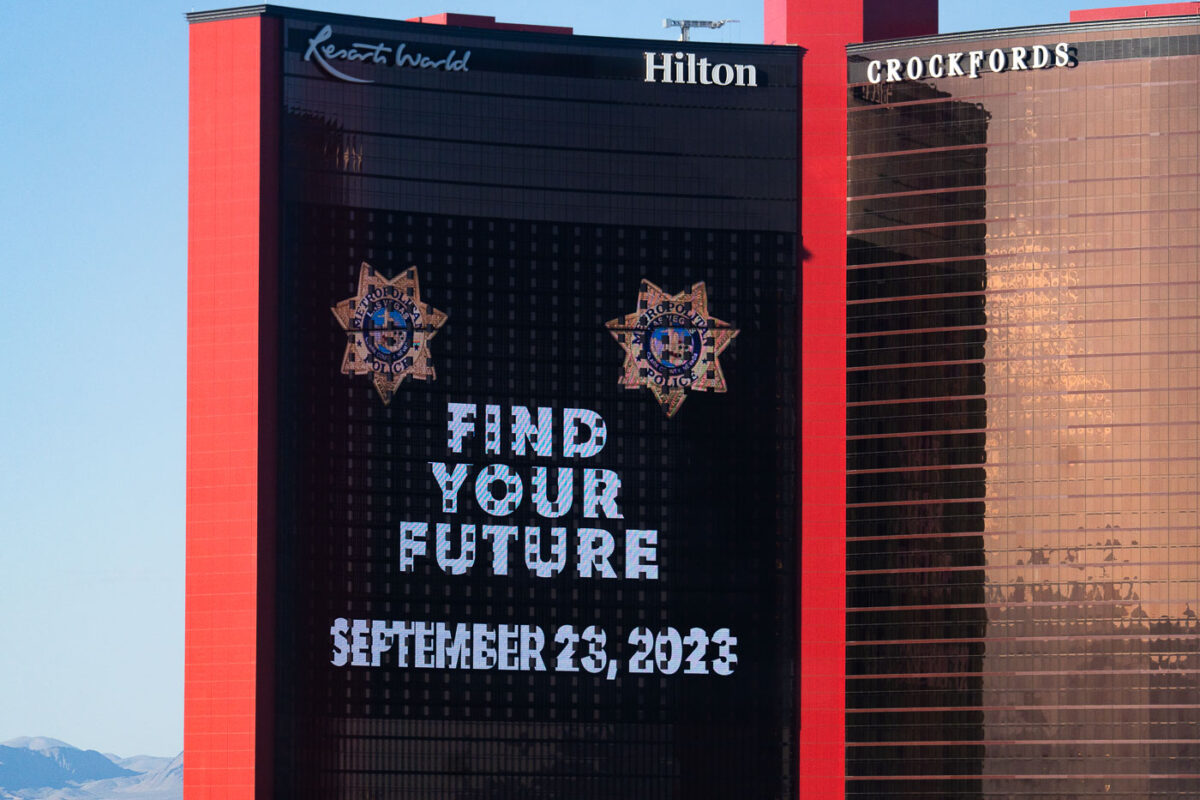 Find Your Future ad on Resorts World