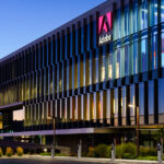 The Adobe campus in Lehi, Utah as seen in September 2023.