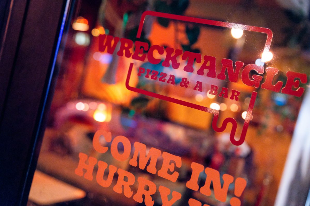 Wrecktangle Pizza Storefront, Uptown Minneapolis