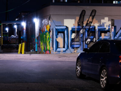 DAESK Graffiti on Emerson Ave S, Uptown Minneapolis