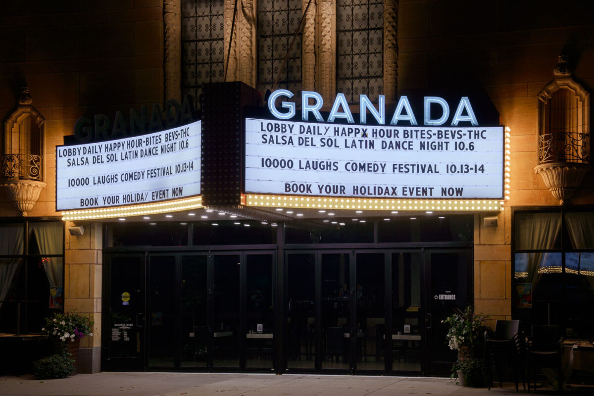 The Granada Theatre on Hennepin Avenue in Uptown Minneapolis in October 2023.