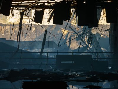 Minneapolis K-Mart Fire Aftermath, October 20, 2023
