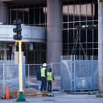 Crime victim and the families of held a rally at the gov center today. Sharing stories of frustration with the leniency and in some cases the lack of any charges by County Attorney Mary Moriarty. Across the street permanent fencing was being installed around the county jail.