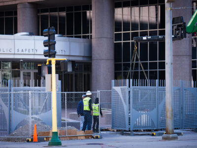 Hennepin County Jail Installs New Fencing, Downtown Minneapolis
