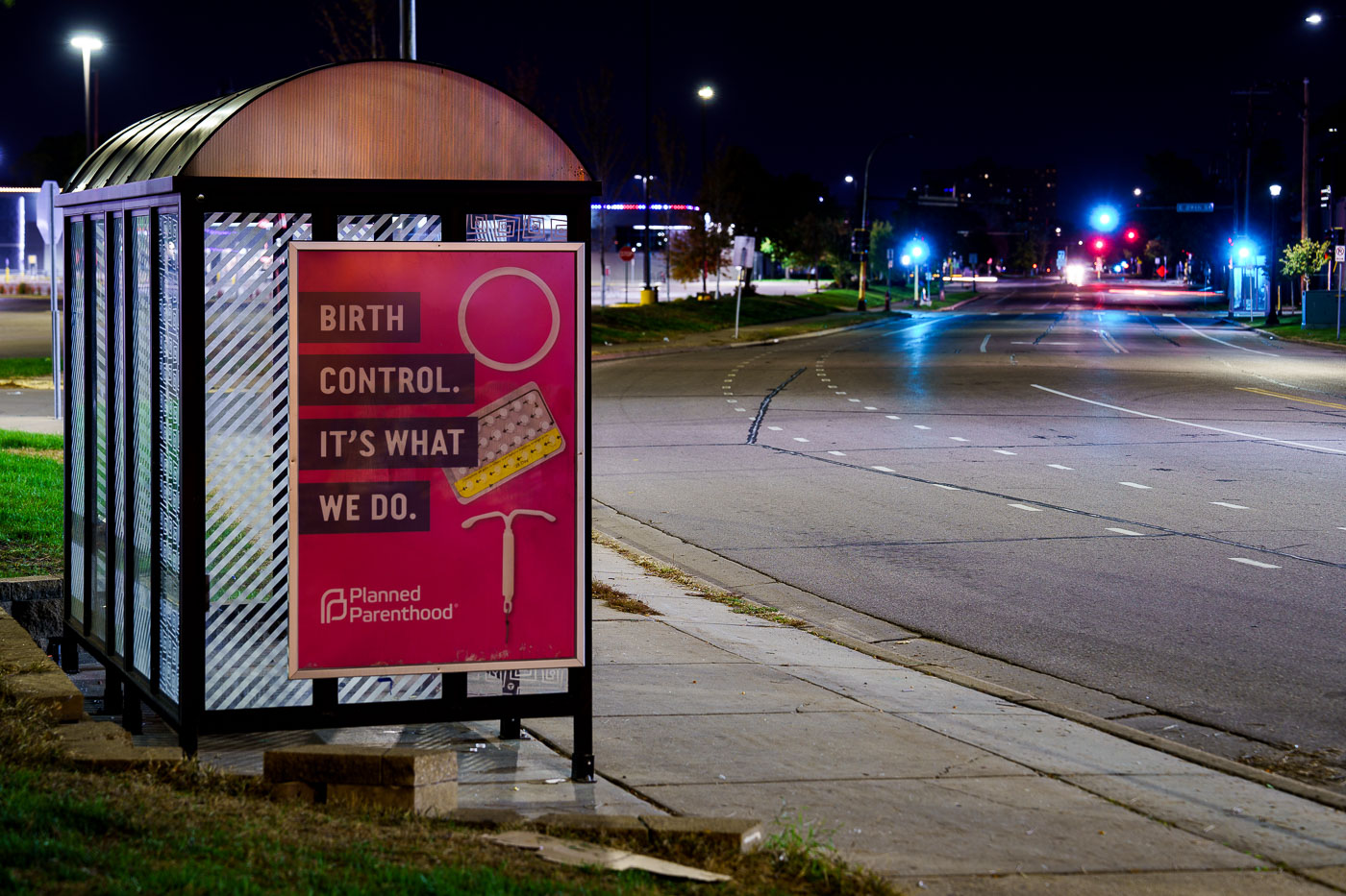 Planned Parenthood Bus Stop Ad