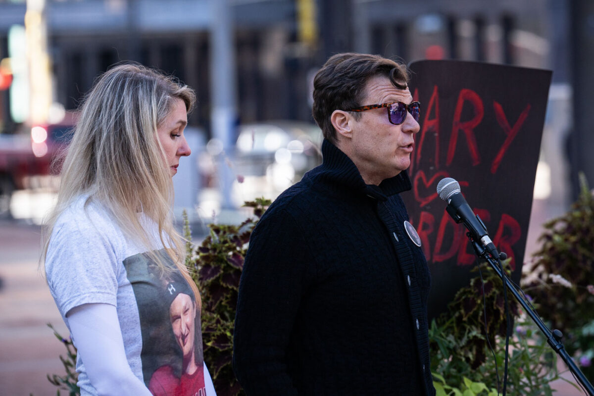 Crime victims and the families of held a rally titled “Rally for Justice” at the Hennepin County Government Center this afternoon. Sharing stories of frustration with the leniency and in some cases the lack of any charges by County Attorney Mary Moriarty.