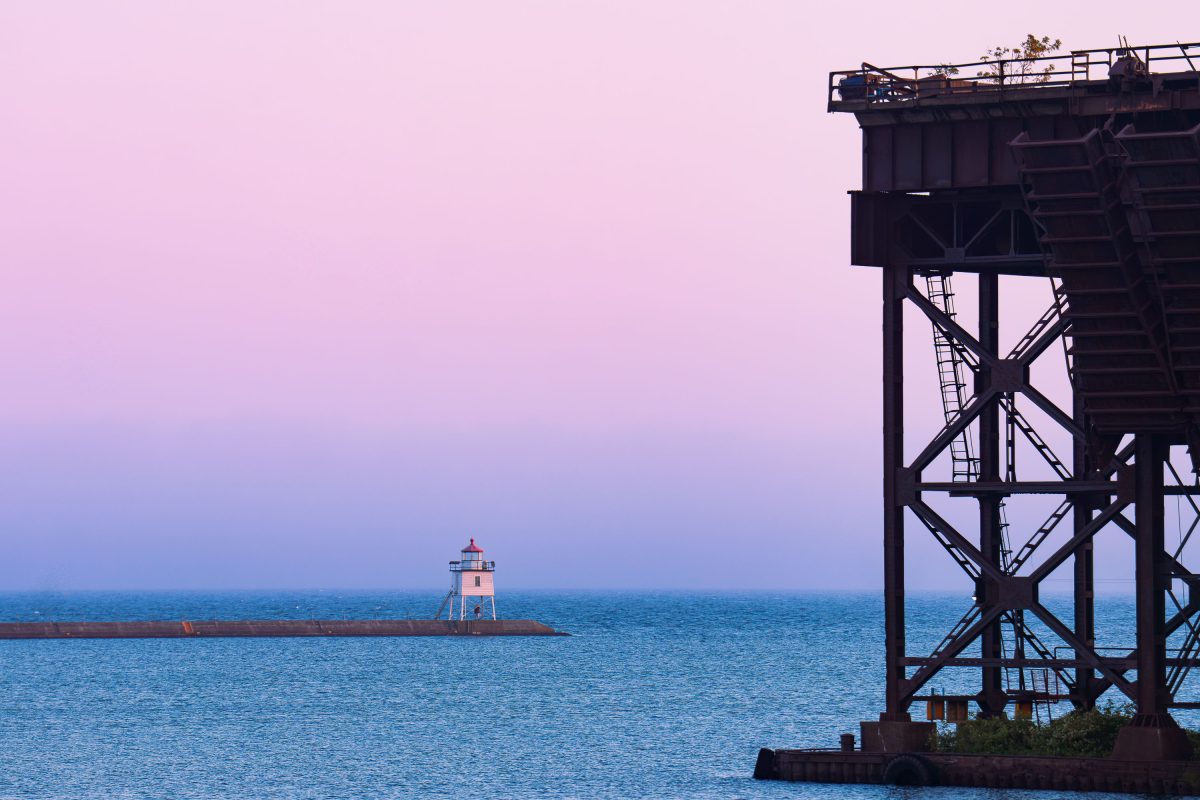 Two Harbors East Breakwater Light, Minnesota