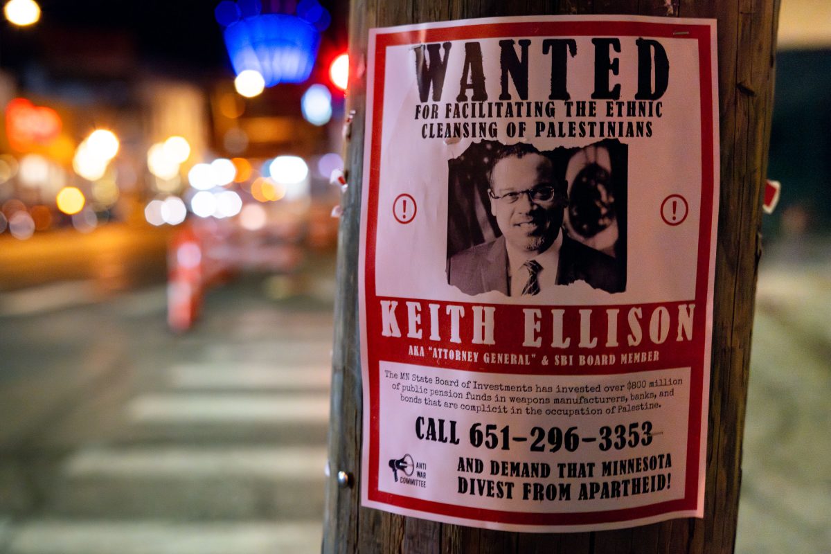 “Wanted” Flyer Targeting Keith Ellison, Uptown Minneapolis