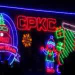 Canadian Pacific Kansas City Holiday Train in Minneapolis on December 11, 2023. The rail company says they’ve raised more than .5 million dollars and 5 million pounds of food for local food banks since the tradition began 25 years ago.
