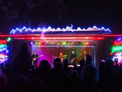 Band Performs Aboard the CPKC Holiday Train in St. Louis Park