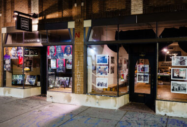 Photo studios of photographers Wing Young Huie and KingDemetrius Pendleton inside George Floyd Square in Minneapolis.