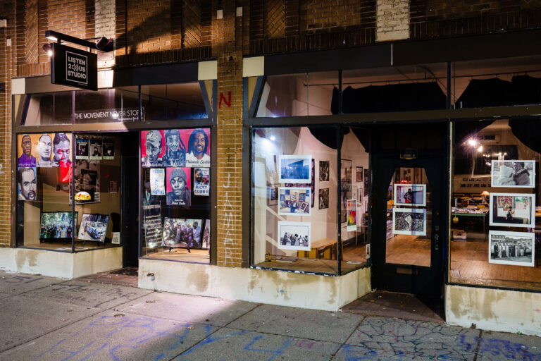 Wing Young Huie, KingDemetrius Pendleton Photo Studios 4 Photo studios of photographers Wing Young Huie and KingDemetrius Pendleton inside George Floyd Square in Minneapolis.