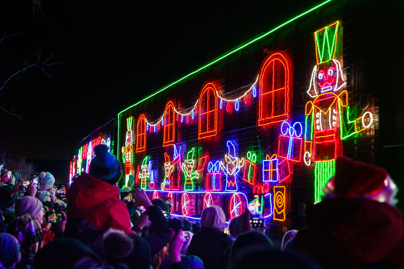 St Louis Park Holiday Train Stop 2023 MN