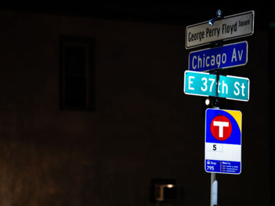 George Perry Floyd Square, Chicago Ave & E 37th St Signs, Minneapolis
