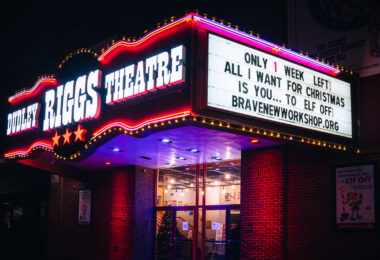The Dudley Riggs Theatre in Downtown Minneapolis. January 2024.