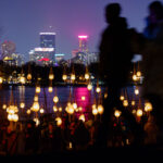 The warm weather didn't stop this years Luminary Loppet around Lake of the Isles, but it was moved off the ice. Always a really great event! (Minneapolis, February 2024)