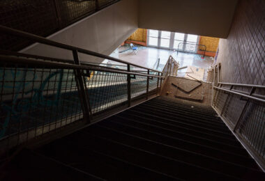 Long vacant convention center in Gary Indiana.
