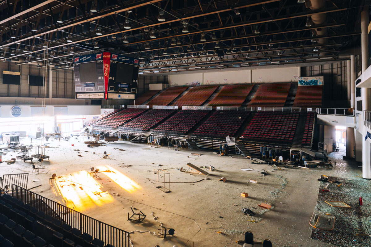 The Genesis Convention Center in Gary Indiana.