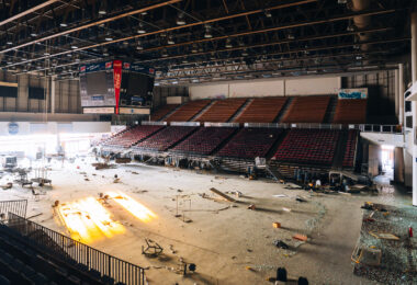 The Genesis Convention Center in Gary Indiana.