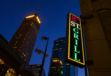 8th St Grill bar and grille on 8th and Marquette in Downtown Minneapolis.