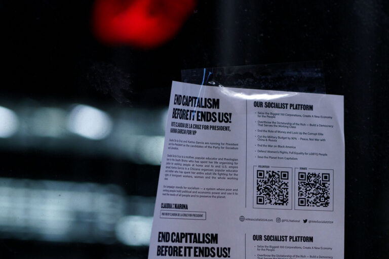 End Capitalism Flyer 3 A End Capitalism flyer from Claudia De La Cruz For President.